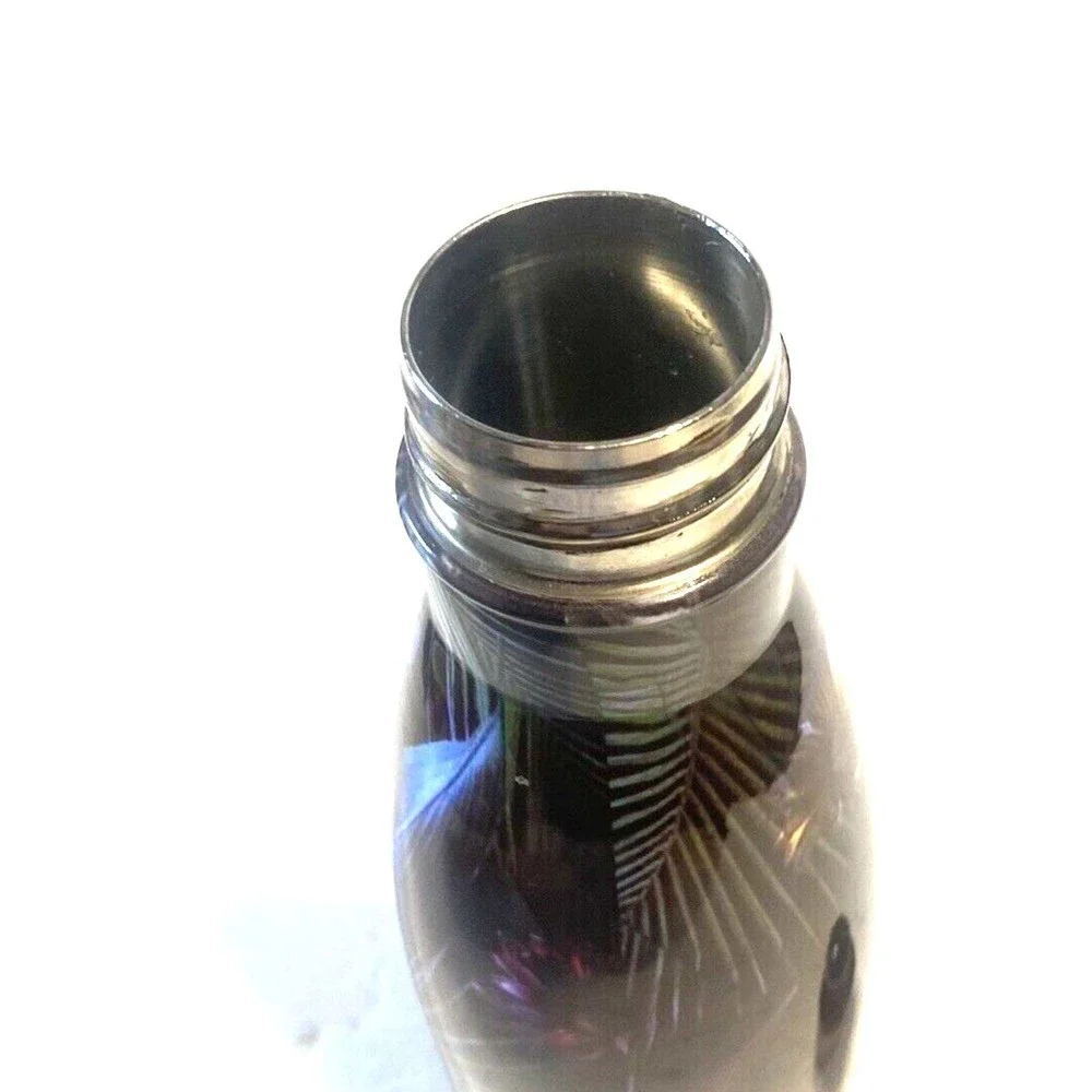 Vans Off The Wall Stainless Steel 17 oz Insulated Water Bottle - Purple Floral - Picture 5 of 8